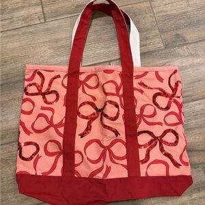 Red Bow Tote Bag